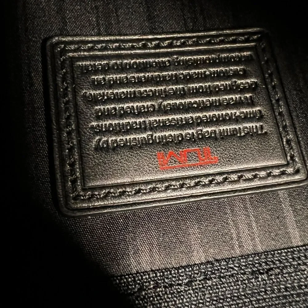 TUMI Black Messenger Bag